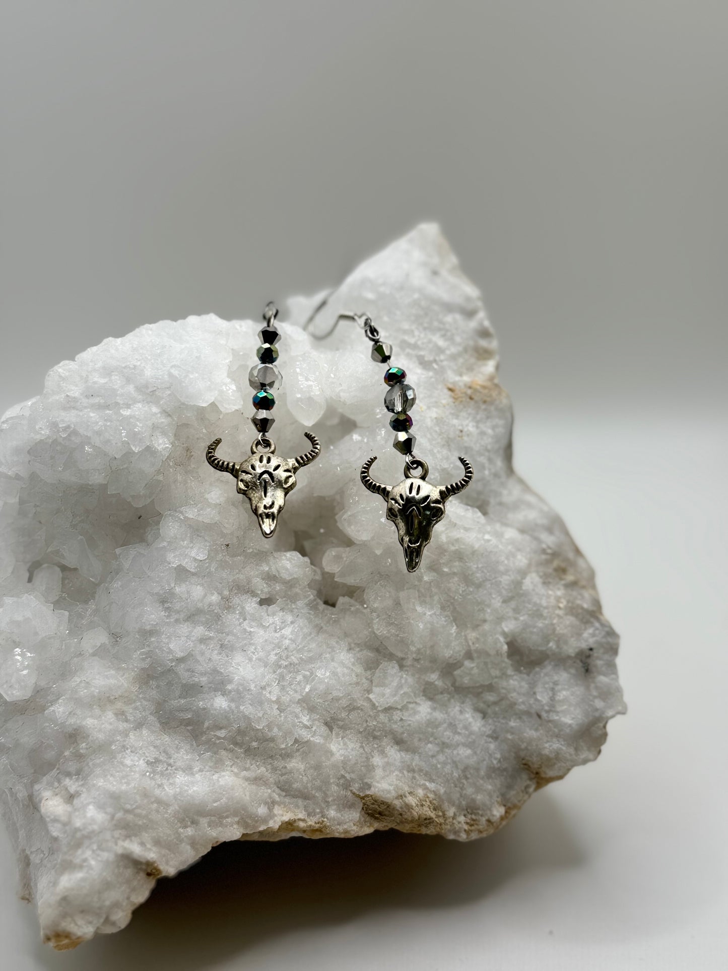 Long Horn Earrings