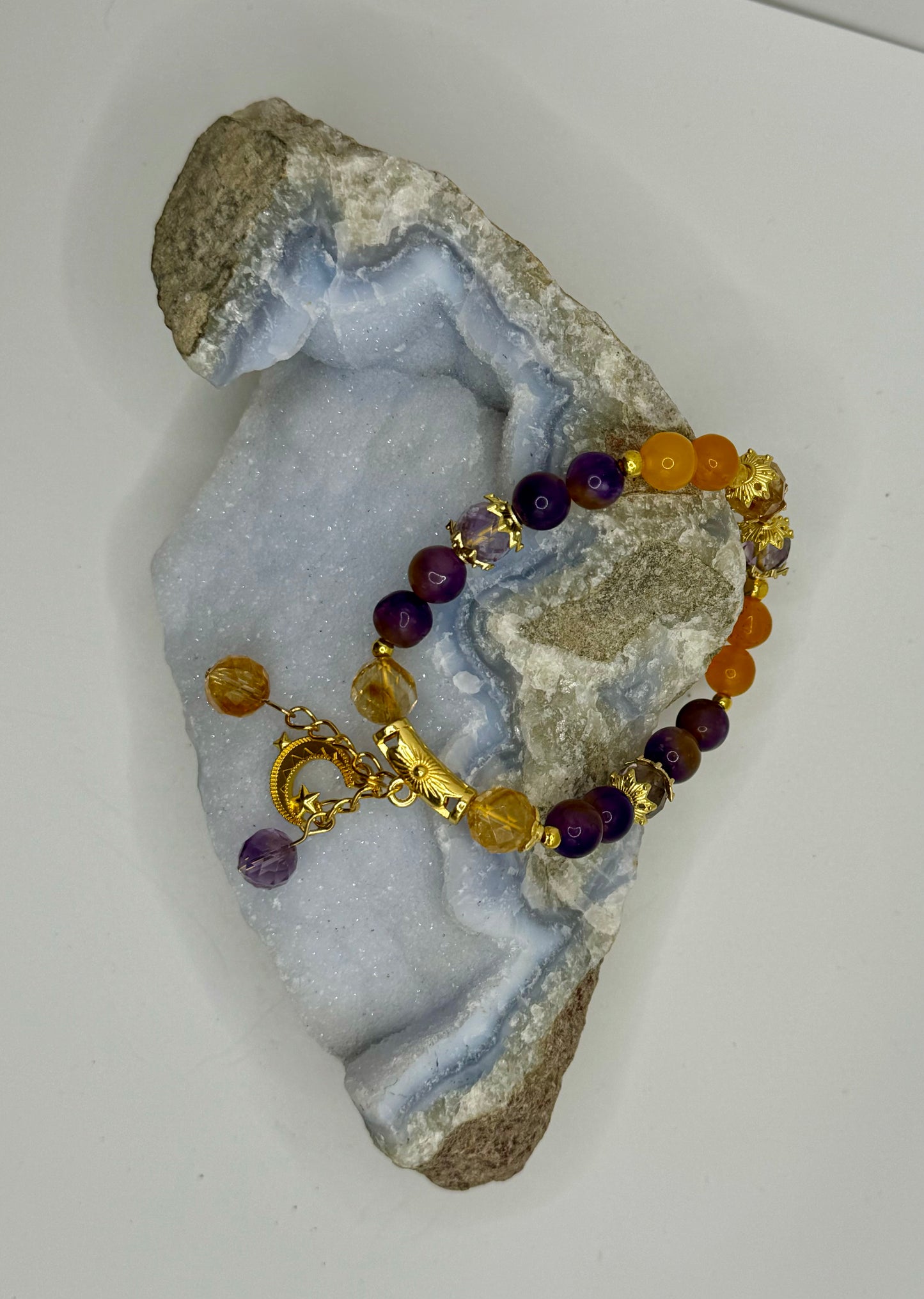 Amethyst Citrine Bracelet