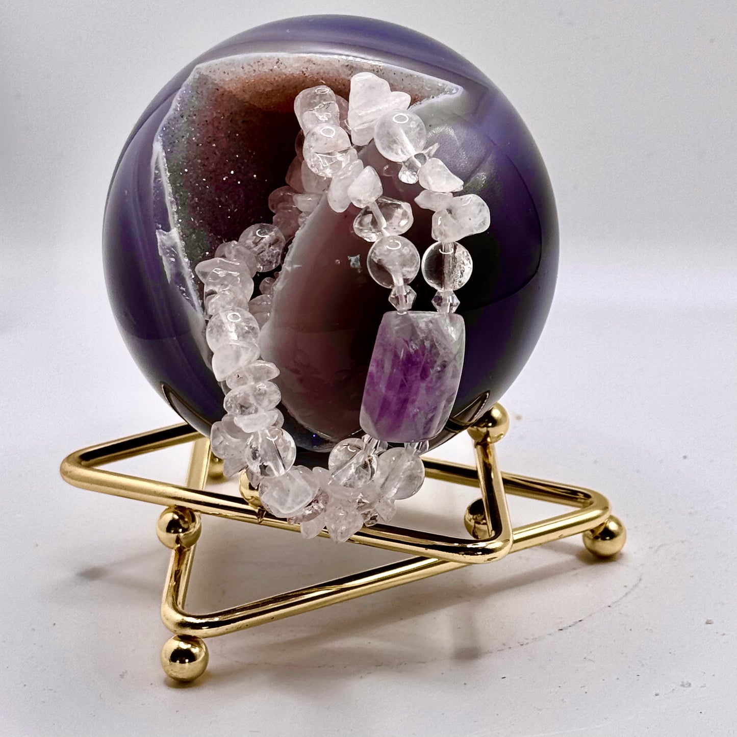 Multi-Layer Quartz and Amethyst